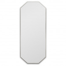 Восьмиугольное зеркало в тонкой серебряной раме Stilig L Silver (Стилиг) Smal 50*120 см 